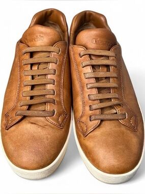 Church’s Ludlow 2 Brown Leather Sneakers Low Top Made in Italy Men’s 7.5 UK
